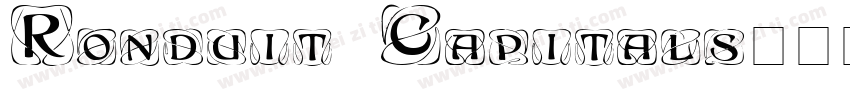 Ronduit Capitals字体转换